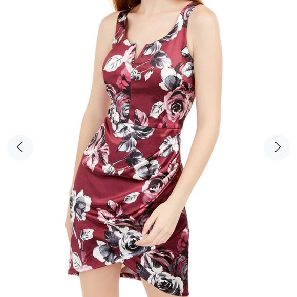 Beautiful BCX satin print dress - Picture 5 of 7